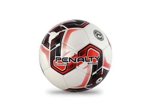 BOLA PENALTY CAMPO STORM XXI 511329.1610 BRANCO VERMELHO