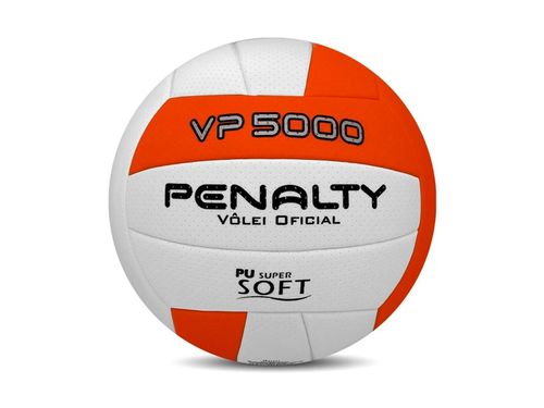 BOLA PENALTY VOLEI VP 5000 521271.1710 BRANCO LARANJA