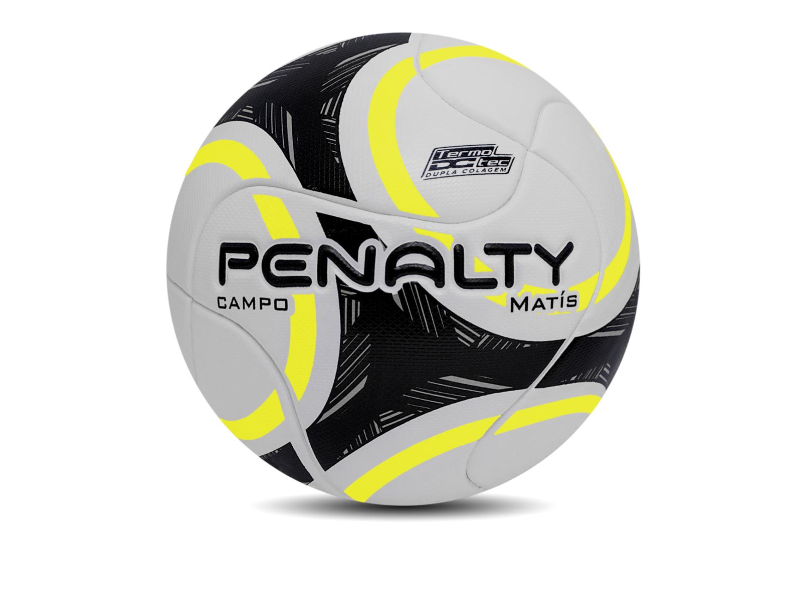 BOLA PENALTY CAMPO MATIS 520352.1810 BRANCO AMARELO