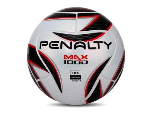 BOLA PENALTY FUTSAL MAX 1000 XXII 541627.1160 BRANCO PRETO