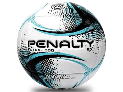 BOLA PENALTY FUTSAL RX 500 XXI  521299.1140 BRANCO PRETO