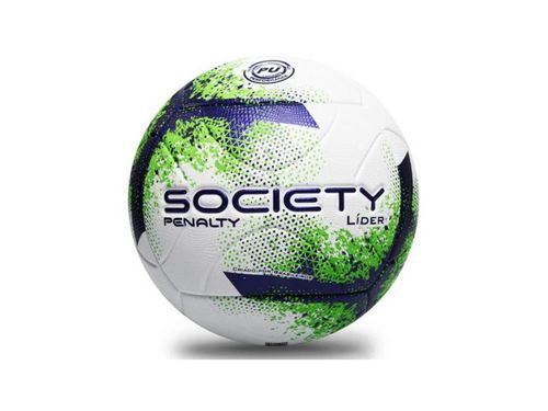 BOLA PENALTY SOCIETY LIDER 521304.1328 BRANCO ROXO VERDE