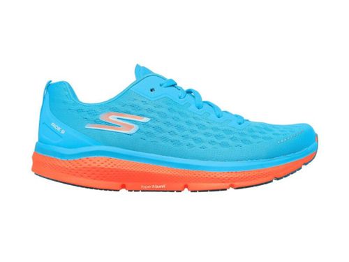 TENIS SKECHERS GO RUN RIDE 9 246005/BLCL AZUL LARANJA