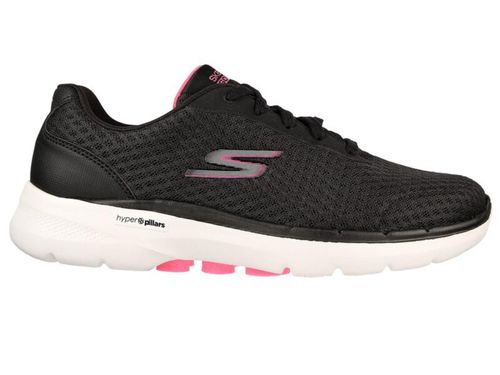 TENIS SKECHERS GO WALK 6 124514/BKHP PRETO BRANCO