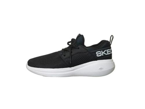 TENIS SKECHERS RUNNING GO RUN FAST VALOR 85400L/BKW PRETO