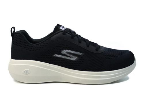 TENIS SKECHERS GO RUN FAST QUAKE 55106/BLK PRETO BRANCO