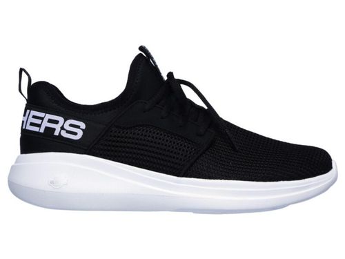 TENIS SKECHERS GO RUN FAST VALOR 55103/BKW PRETO BRANCO