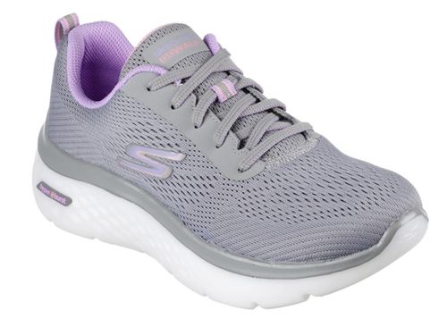 TENIS SKECHERS GO WALK HYPER BURST SPACE 124578/GYPR CINZA