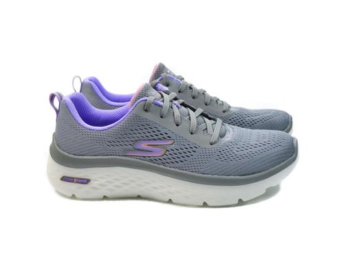 TENIS SKECHERS GO WALK HYPER BURST SPACE 124578/GYPR CINZA