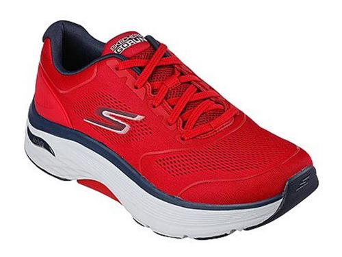TENIS SKECHERS MAX CUSHIONING 220336/RDNV VERMELHO BRANCO