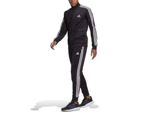 AGASALHO ADIDAS 3 LISTRAS GK9651 PRETO
