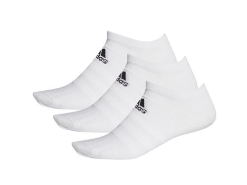 MEIA ADIDAS CANO BAIXO 3 PARES DZ9401 BRANCO