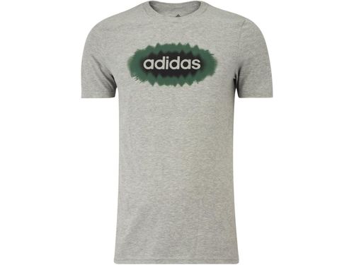 CAMISETA ADIDAS LOGO LINEAR HR5756 CINZA VERDE