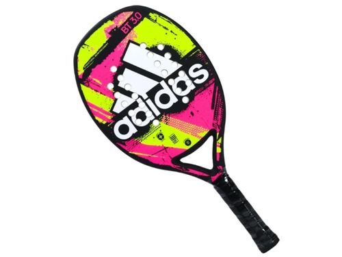 RAQUETE ADIDAS BEACH TENNIS 3.0 RB6GA0U44 ROSA AMARELO
