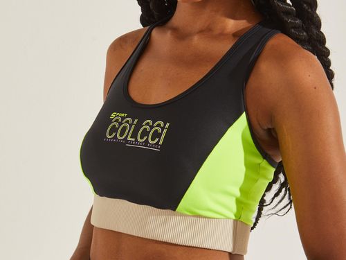 TOP COLCCI 465700740.0050 PRETO VERDE