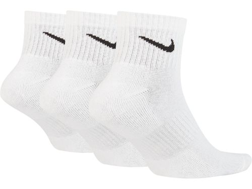 MEIA NIKE EVERDAY CUSHION ANKLE KIT 3 SX7667-100 BRANCO