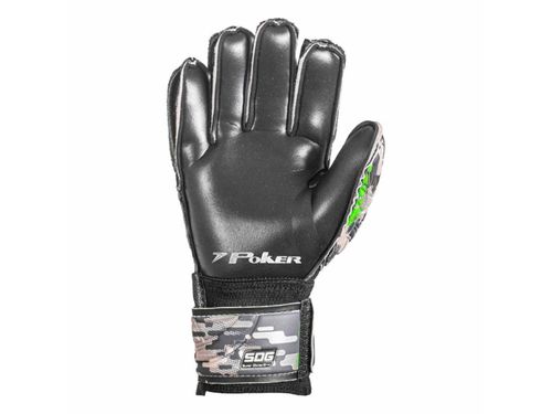 LUVA POKER SEMI PROFISSIONAL EVOLUTION 01989PVC PRETO CINZA