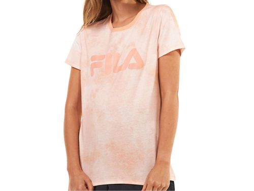 CAMISETA FILA LETTER PREMIUM SKY F12L00387.3080 SALMAO