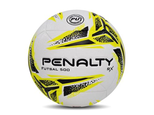 BOLA PENALTY FUTSAL RX 500 XXIII 521342.1810 BRANCO AMARELO