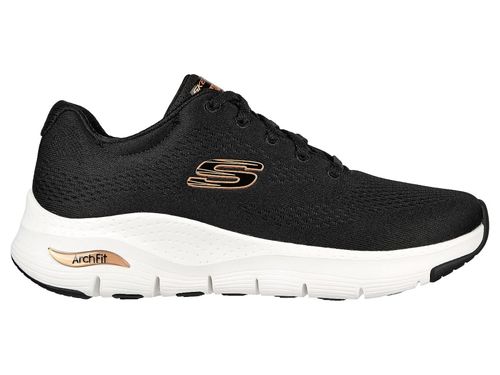 TENIS SKECHERS ARCH FIT BIG APPEAL 149057/BKRG PRETO
