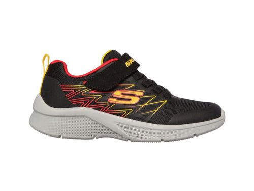 TENIS SKECHERS MICROSPEC 403770L/BKRD PRETO VERMELHO