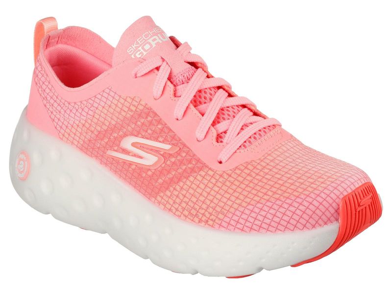 TENIS SKECHERS MAX CUSHIONING HYPER 129271/PKCL ROSA BRANCO