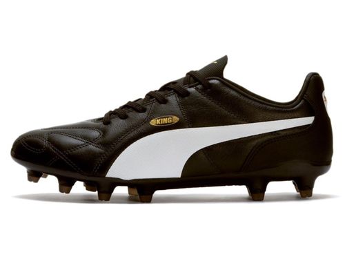 CHUTEIRA PUMA KING FG 106455.01 PRETO BRANCO