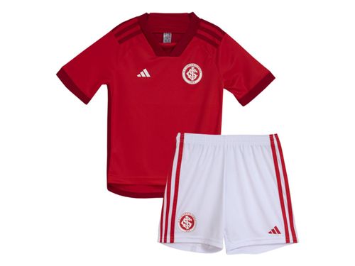 KIT ADIDAS INTERNACIONAL I 2023 INF. HS5338 VERMELHO
