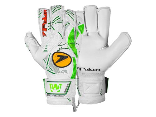 LUVA POKER CHAMPION 7 EXTENDED WEV 01035BVCL BRANCO VERDE