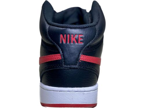 TENIS NIKE COURT VISION MID DM8682-001 PRETO VERMELHO
