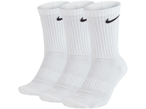 MEIA NIKE EVERIDAY CUSH CREW 3PR SX7664-100 BRANCO