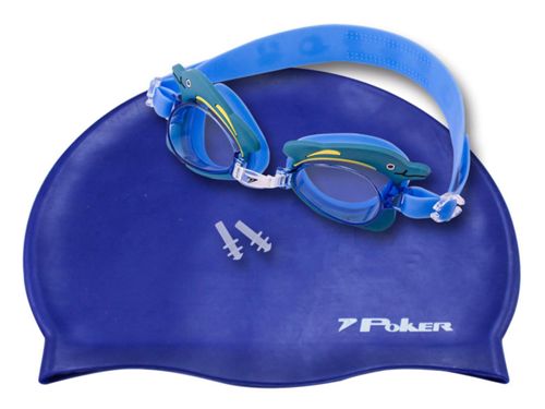 KIT NATACAO POKER GOLFINHO 13103GAM AZUL MARINHO