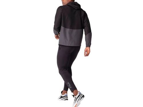 JAQUETA FILA CORTA VENTO CURVE F11AT00554.1227 PRETO CINZA