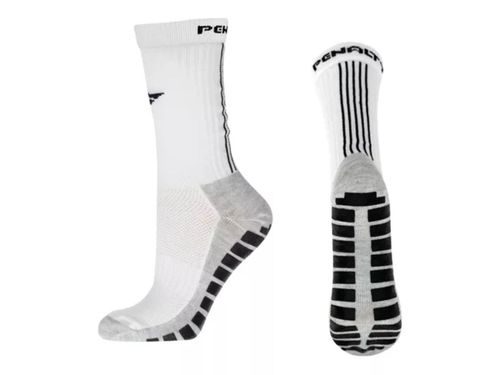 MEIA PENALTY GRIP 410789.1110 BRANCO PRETO