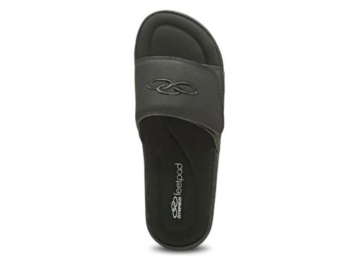 CHINELO OLYMPIKUS SLIDE MELBOURNE 54025731 PRETO BRANCO