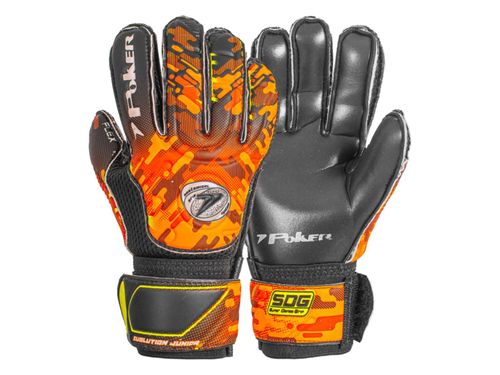 LUVA POKER EVOLUTION JUNIOR 01988PLC PRETO LARANJA