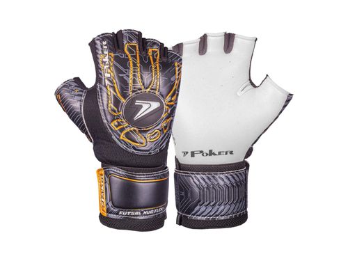 LUVA POKER FUTSAL HUG FLEX 4 01060PD PRETO DOURADO