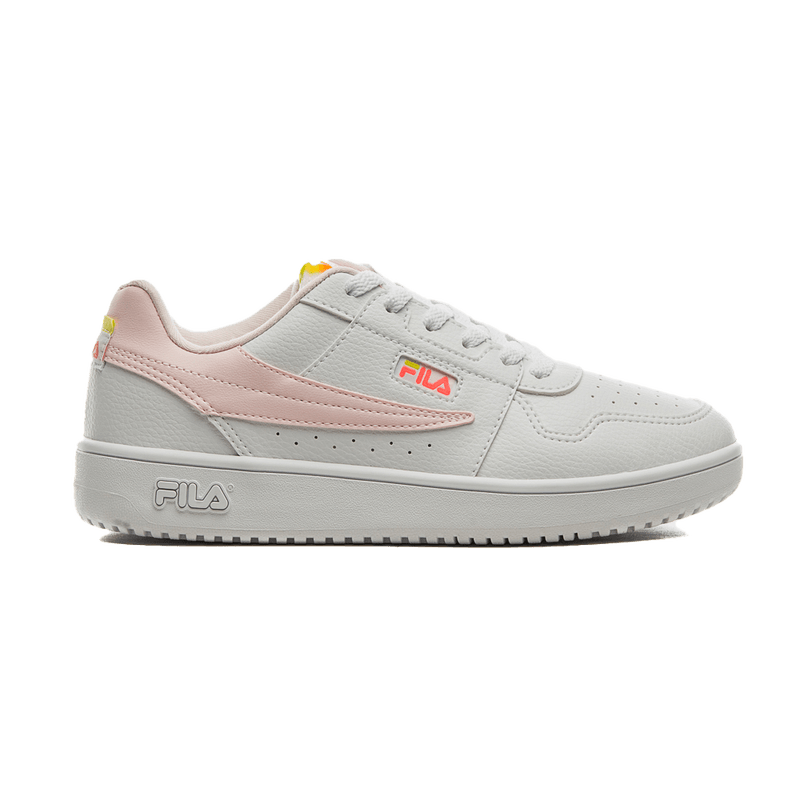 Tenis fila original store branco e rosa