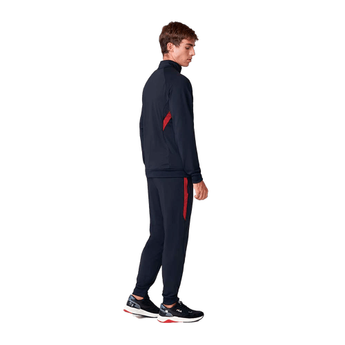 AGASALHO FILA SPORT SLIM F11AT081.370 PRETO VERMELHO