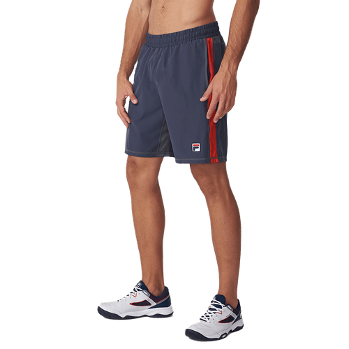 BERMUDA FILA BASELINE F11TN044.1984 CINZA VERMELHO