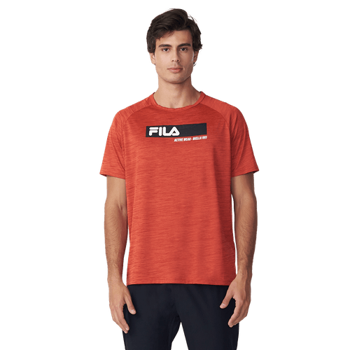CAMISETA FILA SPORT MELANGE F11AT259.3001 VERMELHO MESCLA