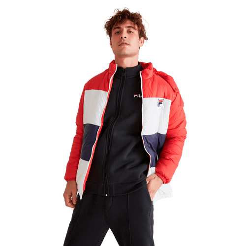 JAQUETA FILA PADDED III F11L242.630 VERMELHO BRANCO