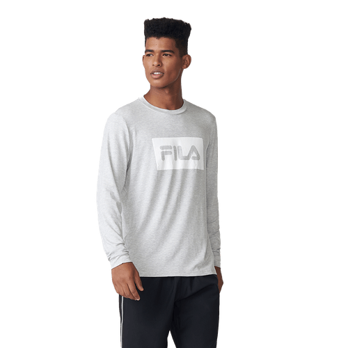CAMISETA FILA ML COMFORT F11AT100.1333 CINZA