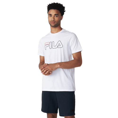 CAMISETA FILA LETTER OUTLINE F11L174.100 BRANCO