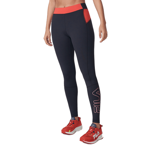 CALCA FILA LEGGING TRAIN F12AT133.2990 PRETO VERMELHO