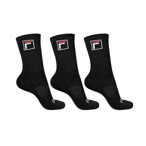MEIA FILA KIT C/3 CANO ALTO LS330036.160 PRETO