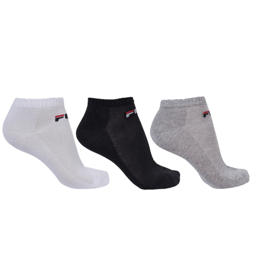 MEIA FILA KIT C/3 LS330042.2257 PRETO BRANCO CINZA
