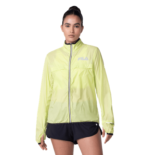 JAQUETA FILA CORTA VENTO LIGHTNESS F12R008.1684 AMARELO NEON