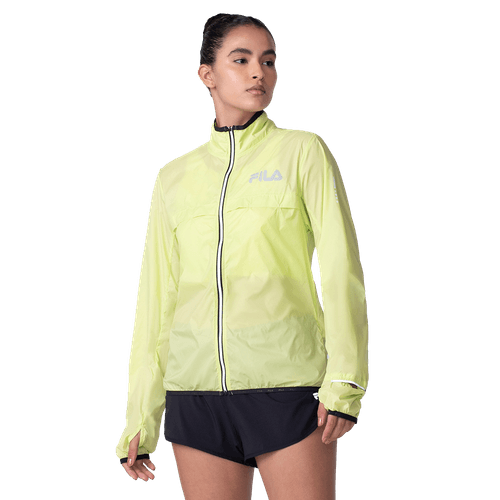 JAQUETA FILA CORTA VENTO LIGHTNESS F12R008.1684 AMARELO NEON