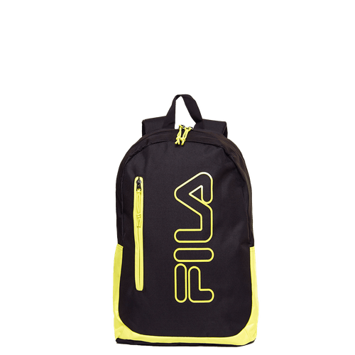 MOCHILA FILA DOUBLE COLOR F23L110.1609 PRETO AMARELO